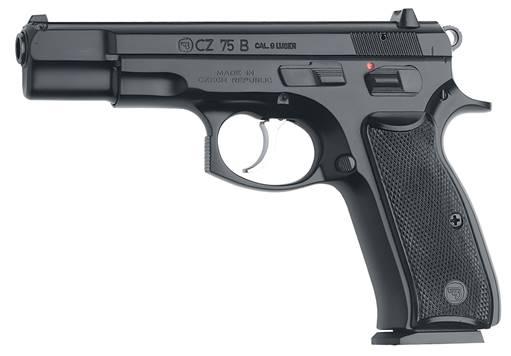 CZ-USA 01102 CZ 75 B *CA Compliant 9mm Luger Caliber with 4.60